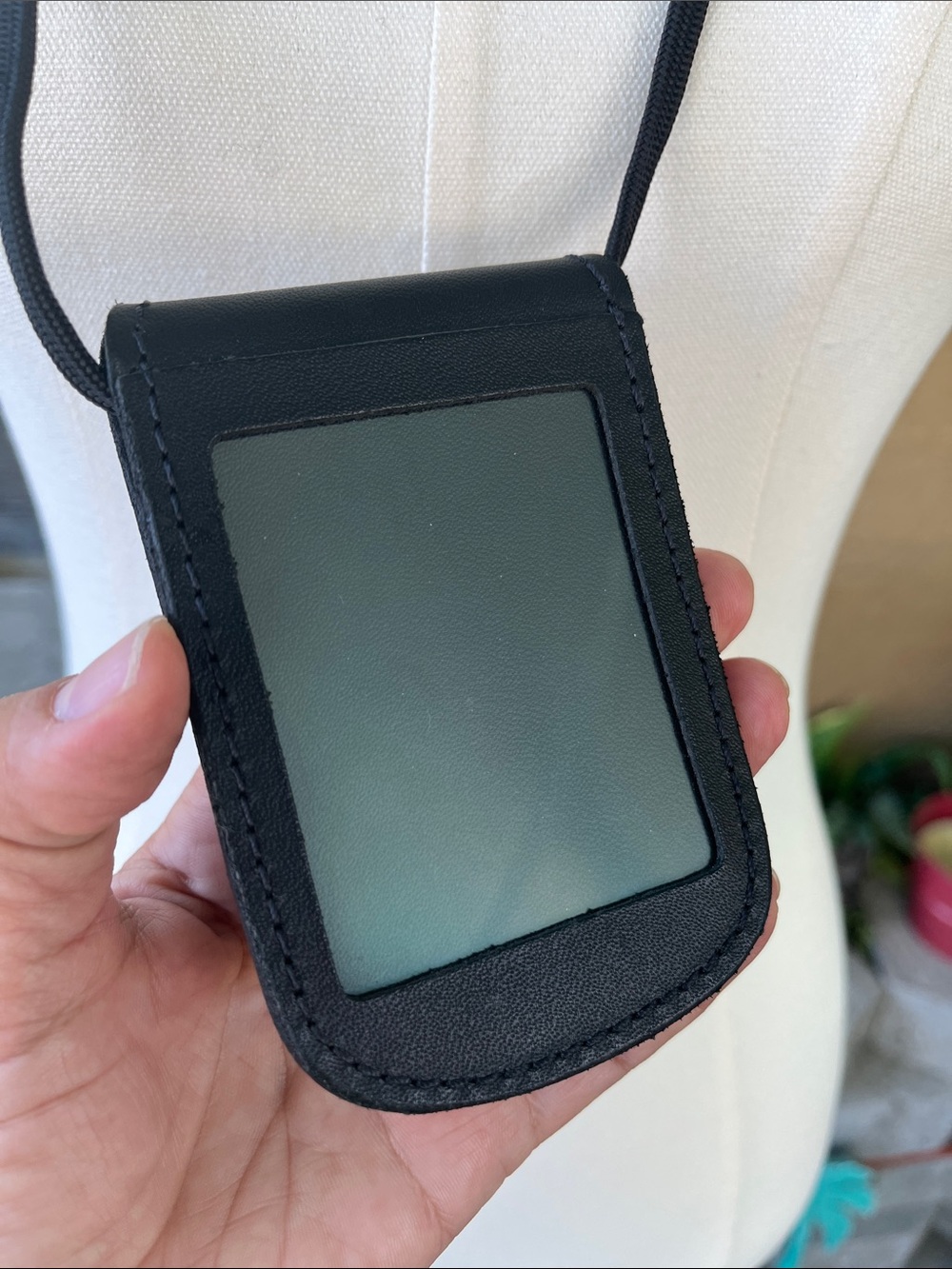 Black Neck Badge & ID Holder - Picture 3 of 6